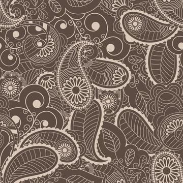 Seamless  background in the style of hand-drawing Stock Illustration