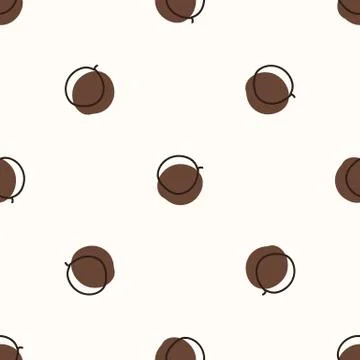 Seamless background sweet passion fruit. Gender neutral kid food pattern. Simple 스톡 일러스트