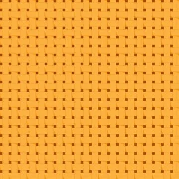 Seamless background texture with woven straw Stock Illustration