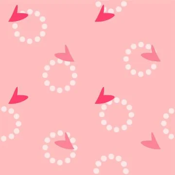 Seamless background for Valentines day Stock Illustration