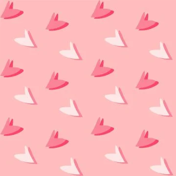Seamless background for Valentines day Stock Illustration