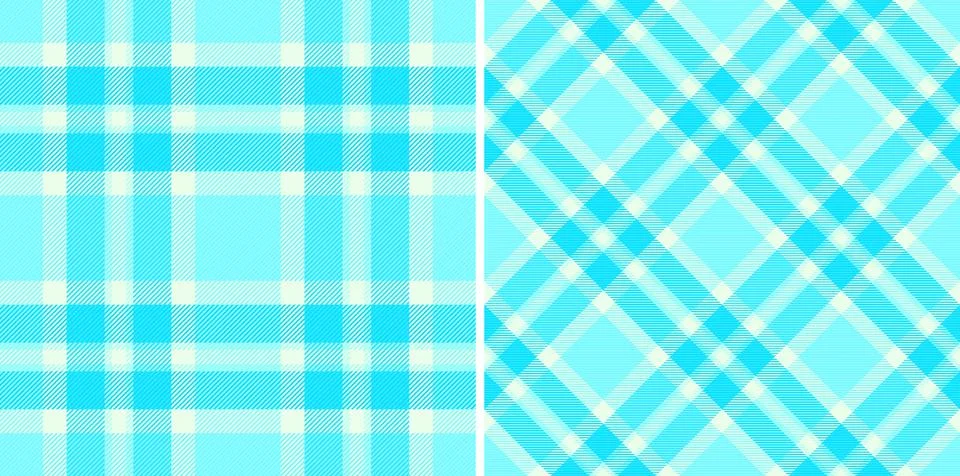 Seamless background vector of texture pattern fabric with a check tartan pl.. Stock Illustration