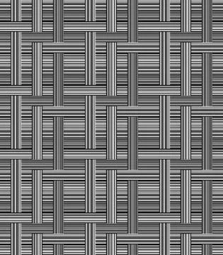 Seamless background, wallpaper - barcode strips - rattan replacement Stock Illustration