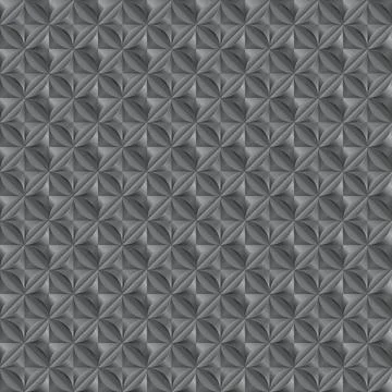 Seamless background, wallpaper - gray circles with squares Stock Illustration