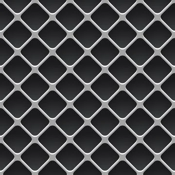 Seamless background, wallpaper - gray grid with black background Stock Illustration