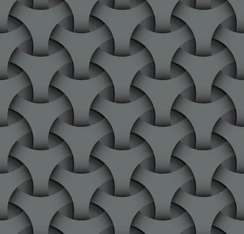 Seamless background, wallpaper, pattern - circles cut circles Stock Illustration