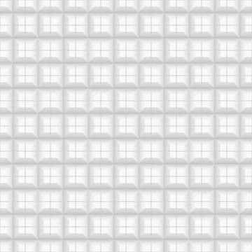 Seamless background, wallpaper, tile - white towers Stock Illustration
