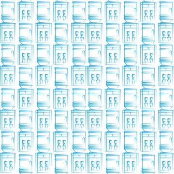 Seamless background for water cooler イラスト素材