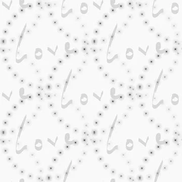 Seamless background with words Love . Vector illustration eps10 Stock Illustration
