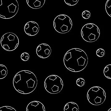 Seamless ball pattern Stock Illustration