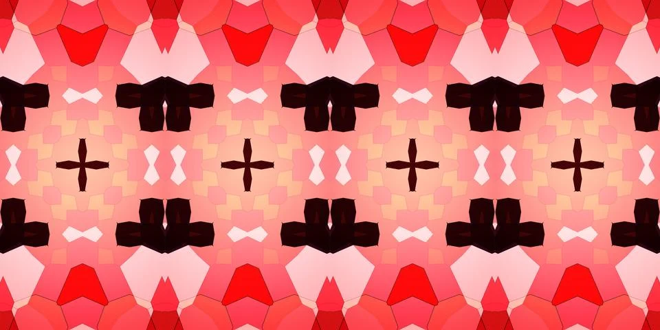 Seamless banner pattern. The texture is repeated Stock Photos