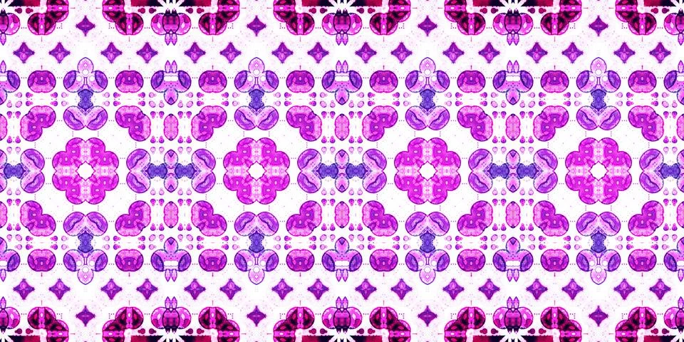 Seamless banner pattern. The texture is repeated Stock Photos