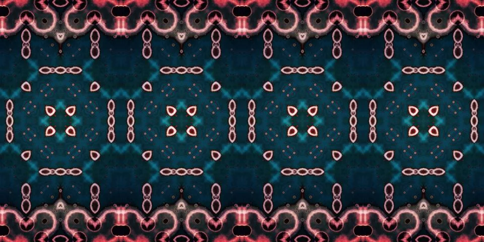 Seamless banner pattern. The texture is repeated Stock Photos