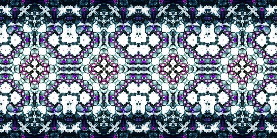 Seamless banner pattern. The texture is repeated Stock Photos