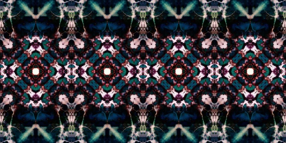 Seamless banner pattern. The texture is repeated Stock Photos