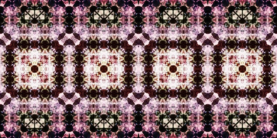 Seamless banner pattern. The texture is repeated Stock Photos