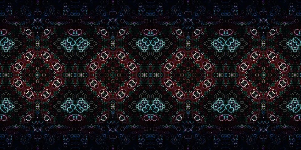 Seamless banner pattern. The texture is repeated Stock Photos