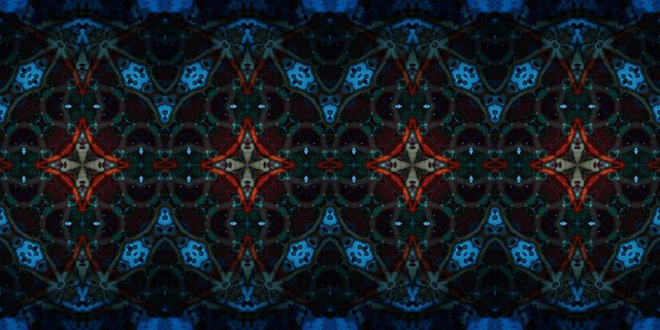 Seamless banner pattern. The texture is repeated Stock Photos
