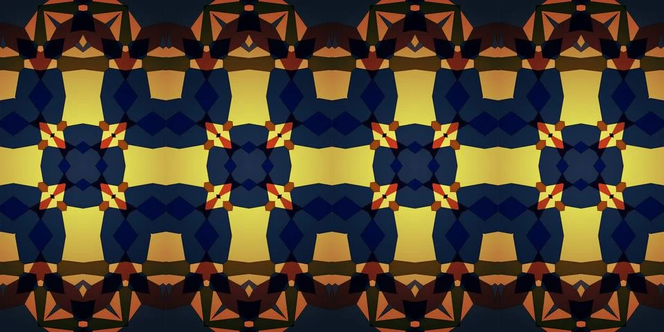 Seamless banner pattern. The texture is repeated Stock Photos