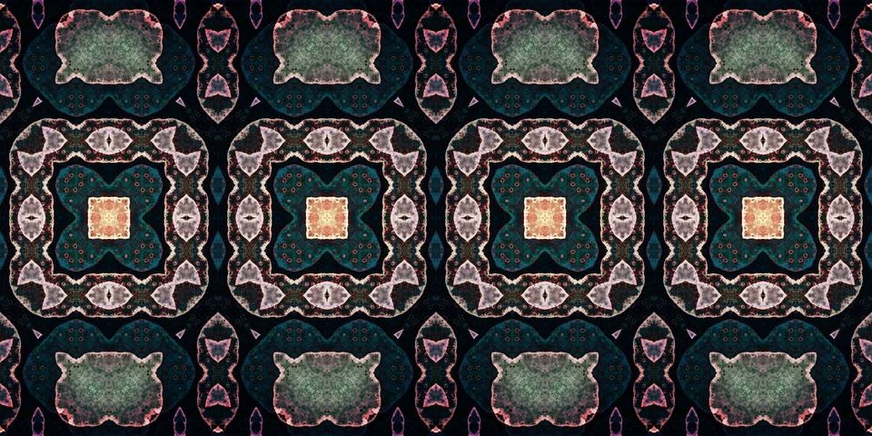 Seamless banner pattern. The texture is repeated Stock Photos