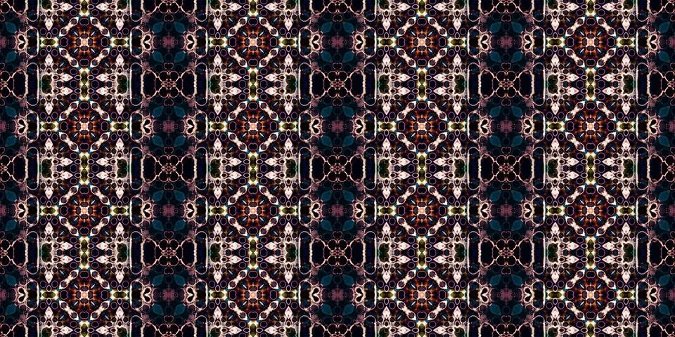 Seamless banner pattern. The texture is repeated Stock Photos