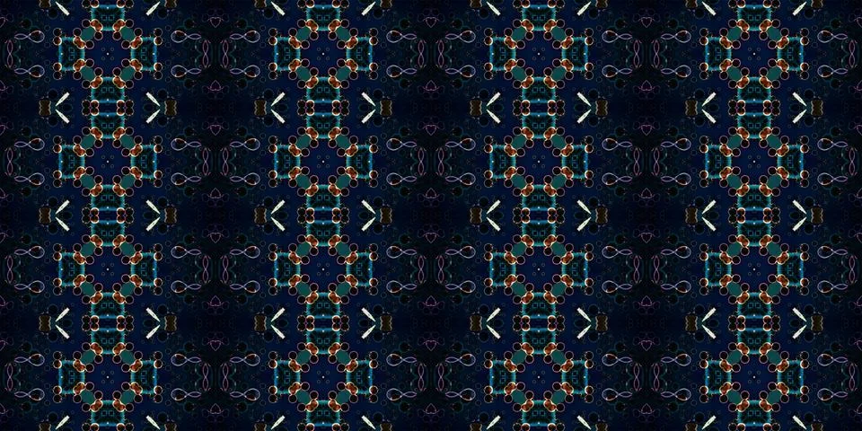 Seamless banner pattern. The texture is repeated Foto stock