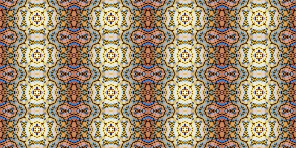 Seamless banner pattern. The texture is repeated Stock Photos