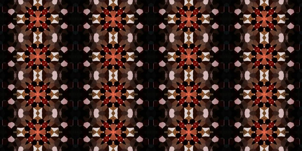 Seamless banner pattern. The texture is repeated Stock Photos