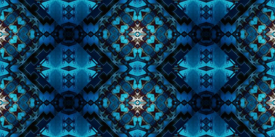 Seamless banner pattern. The texture is woven wide. Abstract chaotic backgrou Stock Illustration