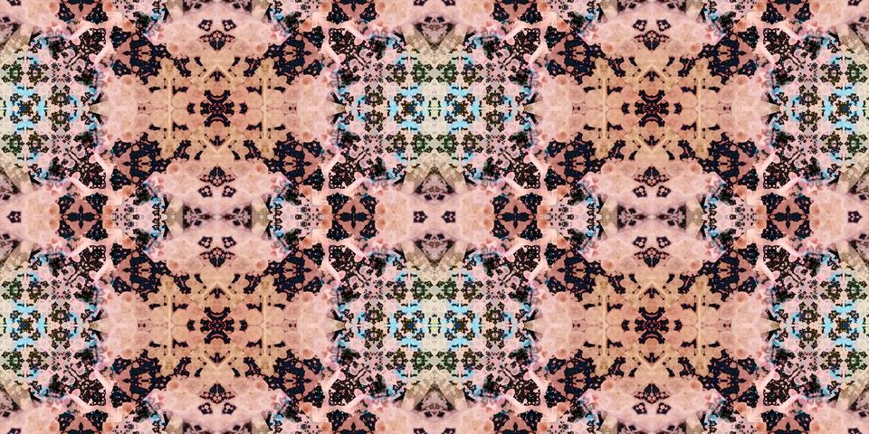 Seamless banner pattern. The texture is woven wide. Abstract chaotic backgrou イラスト素材
