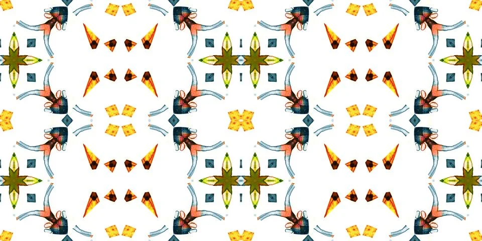 Seamless banner pattern. The texture is woven wide. Abstract chaotic backgrou イラスト素材