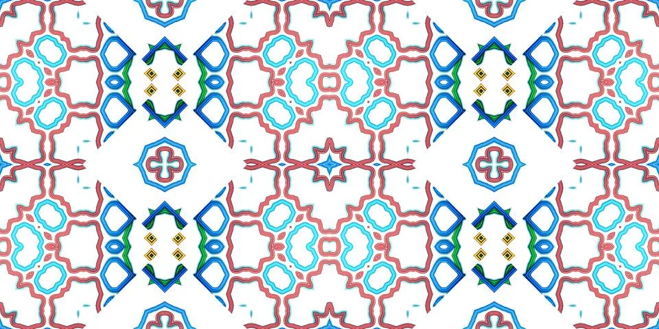 Seamless banner pattern. The texture is woven wide. Abstract chaotic backgrou Illustrazione stock