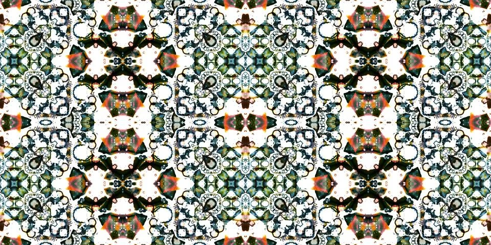 Seamless banner pattern. The texture is woven wide. Abstract chaotic backgrou Illustrazione stock