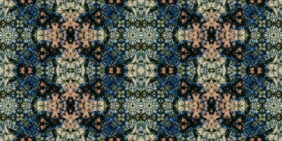 Seamless banner pattern. The texture is woven wide. Abstract chaotic backgrou Illustrazione stock