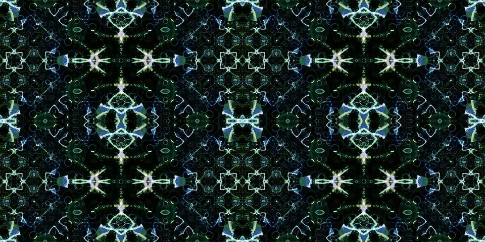 Seamless banner pattern. The texture is woven wide. Abstract chaotic backgrou Stock Illustration