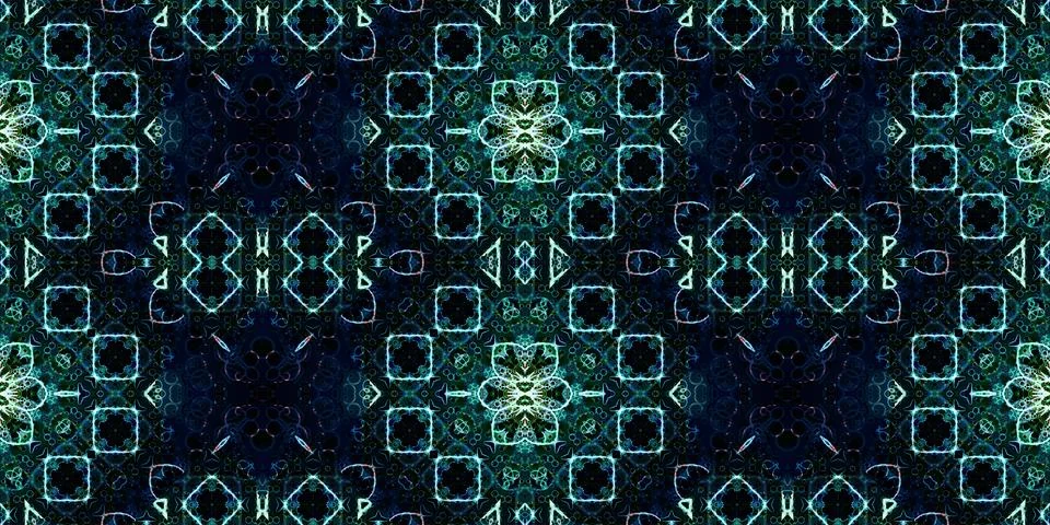 Seamless banner pattern. The texture is woven wide. Abstract chaotic backgrou 스톡 일러스트