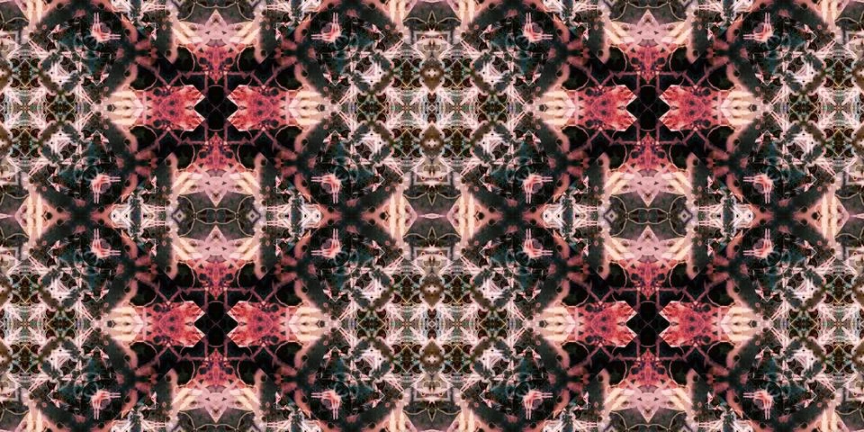Seamless banner pattern. The texture is woven wide. Abstract chaotic backgrou Stock Illustration