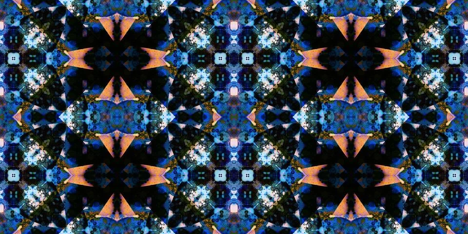 Seamless banner pattern. The texture is woven wide. Abstract chaotic backgrou 스톡 일러스트