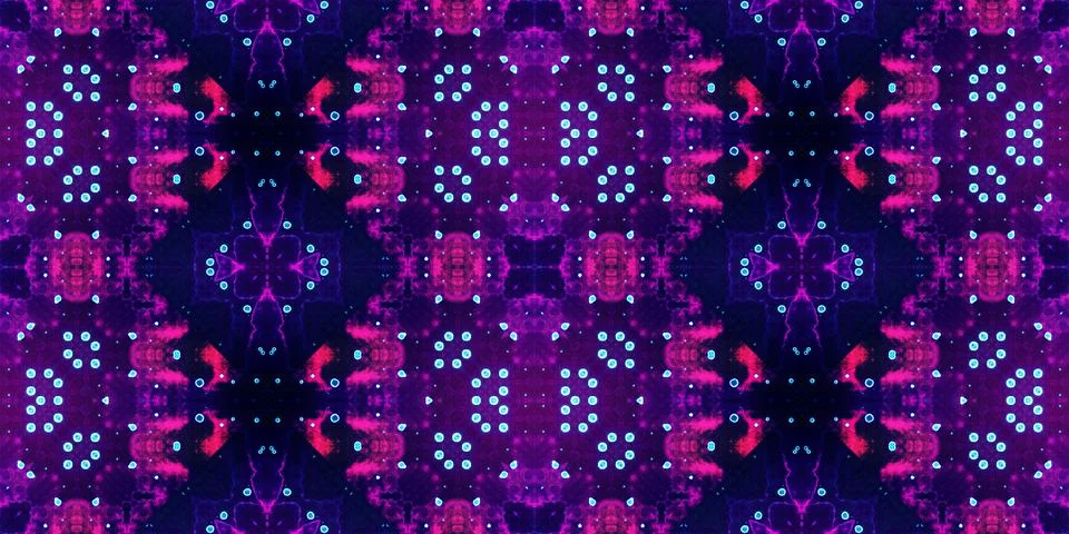 Seamless banner pattern. The texture is woven wide. Abstract chaotic backgrou Stock Illustration