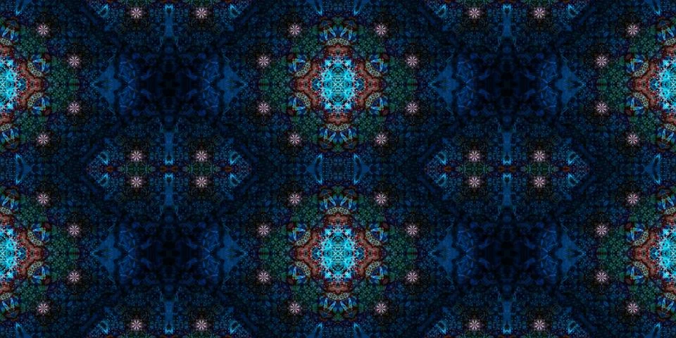 Seamless banner pattern. The texture is woven wide. Abstract chaotic backgrou Illustrazione stock