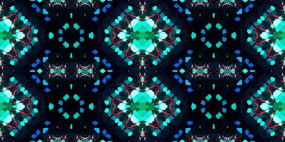 Seamless banner pattern. The texture is woven wide. Abstract chaotic backgrou Stock Illustration