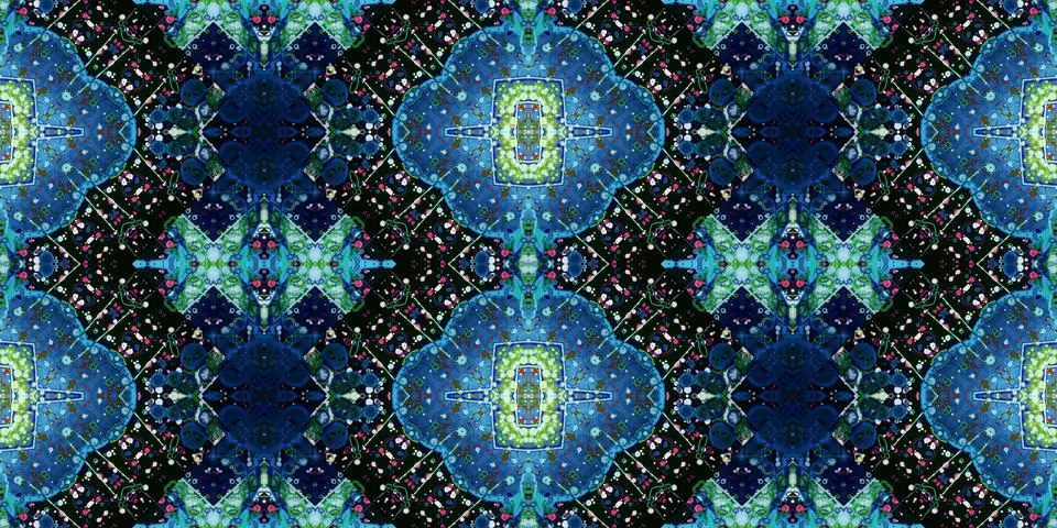 Seamless banner pattern. The texture is woven wide. Abstract chaotic backgrou Illustrazione stock