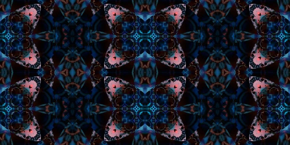 Seamless banner pattern. The texture is woven wide. Abstract chaotic backgrou Stock Illustration