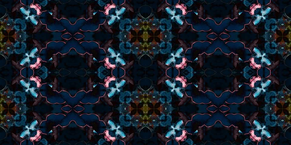 Seamless banner pattern. The texture is woven wide. Abstract chaotic backgrou イラスト素材