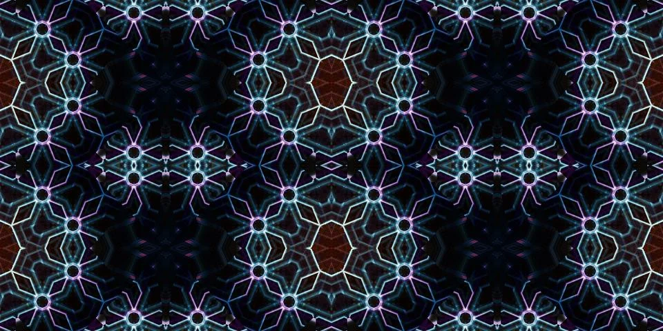Seamless banner pattern. The texture is woven wide. Abstract chaotic backgrou Stock Illustration