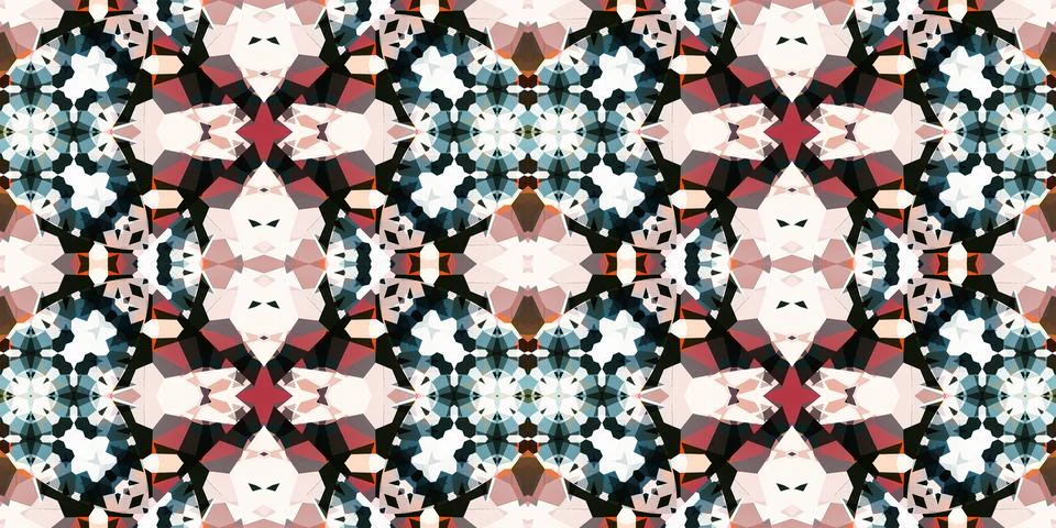 Seamless banner pattern. The texture is woven wide. Abstract chaotic backgrou Stock Illustration
