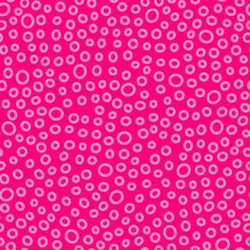 Seamless barbiecore polka dots pattern. Abstract background Stock Illustration