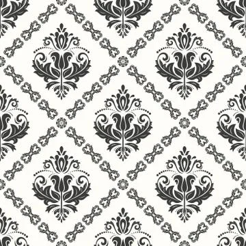 Seamless Baroque Pattern Illustrazione stock