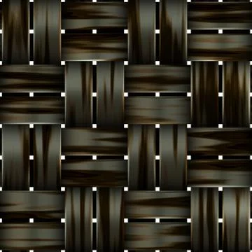 Seamless basket weave pattern Stock Illustration