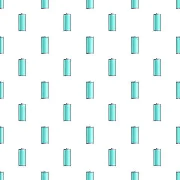 Seamless battery icon pattern for energy technology 스톡 일러스트